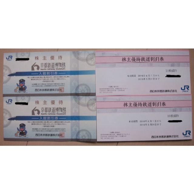 ❤️#❤️ JR西日本株主優待券10枚綴り×2冊 + 京都鉄道博物館入館割引