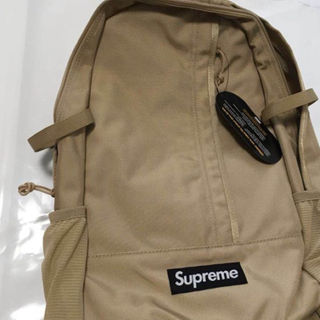 シュプリーム(Supreme)の定価以下 Supreme 18ss backpack バックパック ベージュ(バッグパック/リュック)