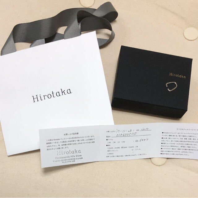 Hirotaka イヤーカフ ダイヤモンド ホワイトゴールド美品日曜日限定値下 レディースのアクセサリー(イヤーカフ)の商品写真