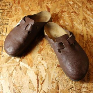 ビルケンシュトック(BIRKENSTOCK)のビルケンシュトック ビルキーボストン ブラウン サンダル25-25.5 ss40(サンダル)