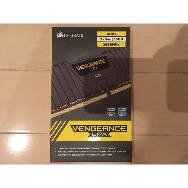 CORSAIR DDR4 2666MHz 8GBx2枚 16GB