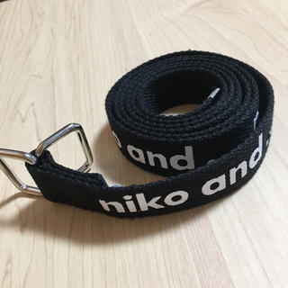 ニコアンド(niko and...)のniko and... ベルト ブラック(ベルト)
