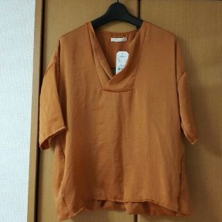 ショコラフィネローブ(chocol raffine robe)のカシュクール切替七分袖ブラウス(シャツ/ブラウス(長袖/七分))