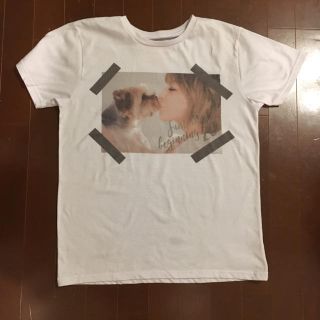 銀テ付き。浜崎あゆみライブTシャツ(アイドルグッズ)