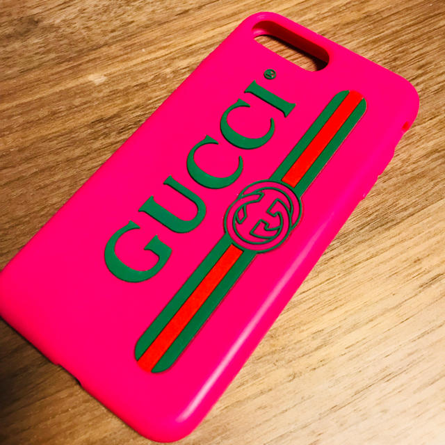 Gucci - GUCCI iPhoneケース 7.8 plus ピンク の通販 by ミスターポポ's shop｜グッチならラクマ