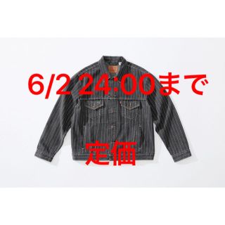 シュプリーム(Supreme)のSupreme Levi’s Pinstripe Trucker Jacket(Gジャン/デニムジャケット)