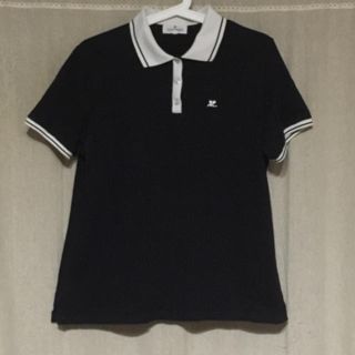 クレージュ(Courreges)のクレージュ❤️モノトーン ポロシャツ(ポロシャツ)