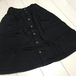 リベットアンドサージ(rivet & surge)のrivet&surge 黒チノスカート(ひざ丈スカート)