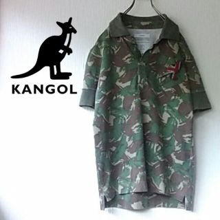 カンゴール(KANGOL)のレア　KANGOL　ビックビジューワッペンポロシャツ(ポロシャツ)