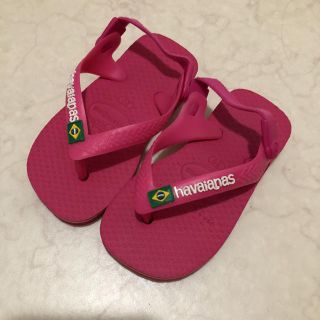 ハワイアナス(havaianas)のhavaianasベビービーチサンダル20(サンダル)