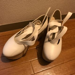 ボディライン(BODYLINE)の【箱有】編み上げ厚底ロッキンホース風シューズ(ハイヒール/パンプス)