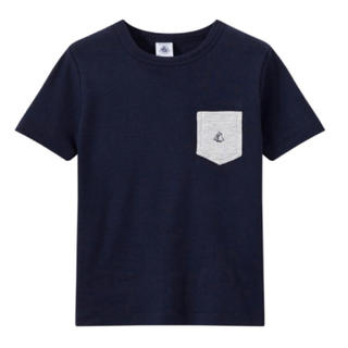 プチバトー(PETIT BATEAU)の新品 プチバトー  クルーネックTシャツ 6ans/116cm(Tシャツ/カットソー)