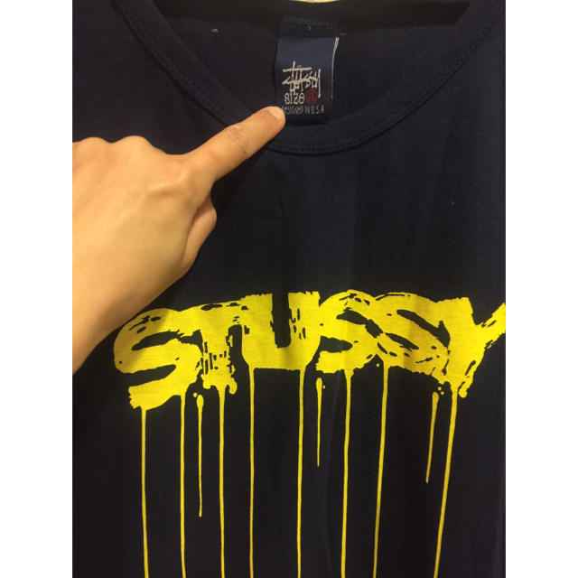 STUSSY(ステューシー)の激レアOLD STUSSY made in USA  オーバーサイズ サイズXL メンズのトップス(タンクトップ)の商品写真