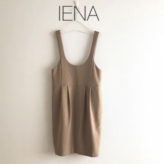 イエナ(IENA)の美品◇IENAイエナ ジャンパースカート ワンピース S かわいい 通勤仕事(ひざ丈ワンピース)