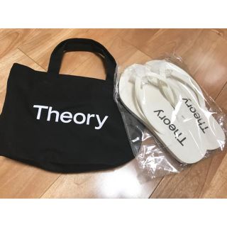 セオリー(theory)のtheory   ノベルティ ビーチサンダル  エコバッグ付き(ビーチサンダル)