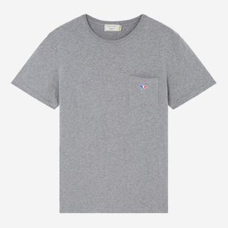 メゾンキツネ(MAISON KITSUNE')の新品 メゾンキツネ Tシャツ トリコロール ポケット メンズ シャツ ブランド(Tシャツ/カットソー(半袖/袖なし))