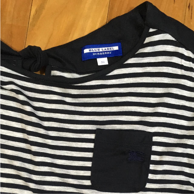 BURBERRY BLUE LABEL(バーバリーブルーレーベル)のバーバリーブルーレーベル 2015 ボーダー Tシャツ レディースのトップス(Tシャツ(半袖/袖なし))の商品写真