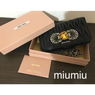 ミュウミュウ(miumiu)の専用❗️miumiu スマホケース i phone7plus ※手数料(iPhoneケース)