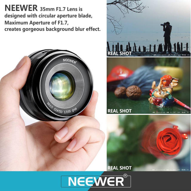 NEEWER 35mm F/1.7    カメラレンズ 1