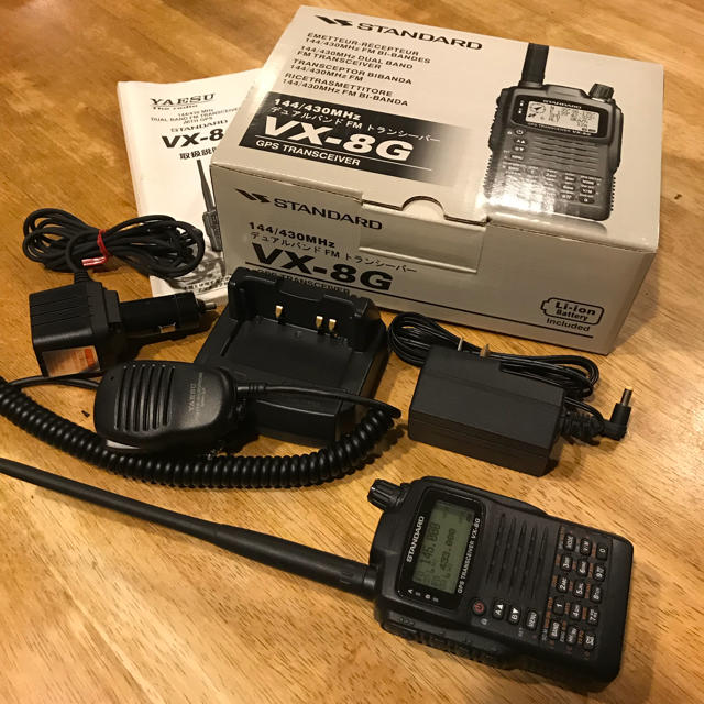 スタンダード 無線機VX–8G、オプション多数