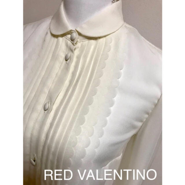 RED VALENTINO(レッドヴァレンティノ)の専用です❗️RED VALENTINO シースルーブラウス レディースのトップス(シャツ/ブラウス(半袖/袖なし))の商品写真