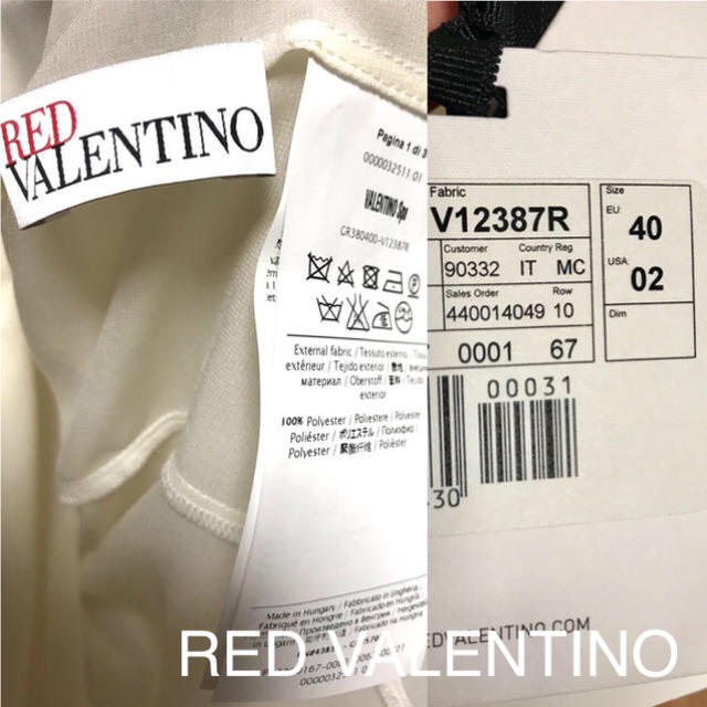 RED VALENTINO(レッドヴァレンティノ)の専用です❗️RED VALENTINO シースルーブラウス レディースのトップス(シャツ/ブラウス(半袖/袖なし))の商品写真