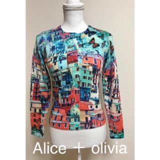 アリスアンドオリビア(Alice+Olivia)のalice＋olivia カーディガン 未使用(カーディガン)