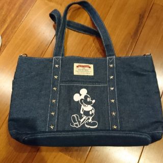 シマムラ(しまむら)のミッキーデニムバック(トートバッグ)