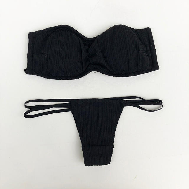 SeaRoomlynn(シールームリン)のDAILY CROSS RIB LINGERIE レディースの下着/アンダーウェア(ブラ&ショーツセット)の商品写真