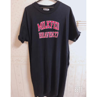 ミルクフェド(MILKFED.)の美品 milkfed Tシャツワンピース♡(ひざ丈ワンピース)