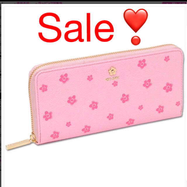 MARY QUANT(マリークワント)のSale❣️【新品タグ付】マリークワント💕箱入り 牛革 長財布 パース ピンク レディースのファッション小物(財布)の商品写真