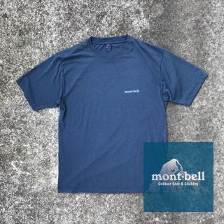 モンベル(mont bell)のmont-bell モンベル 日本製 アウトドア ネイビー クルーネック(Tシャツ/カットソー(半袖/袖なし))