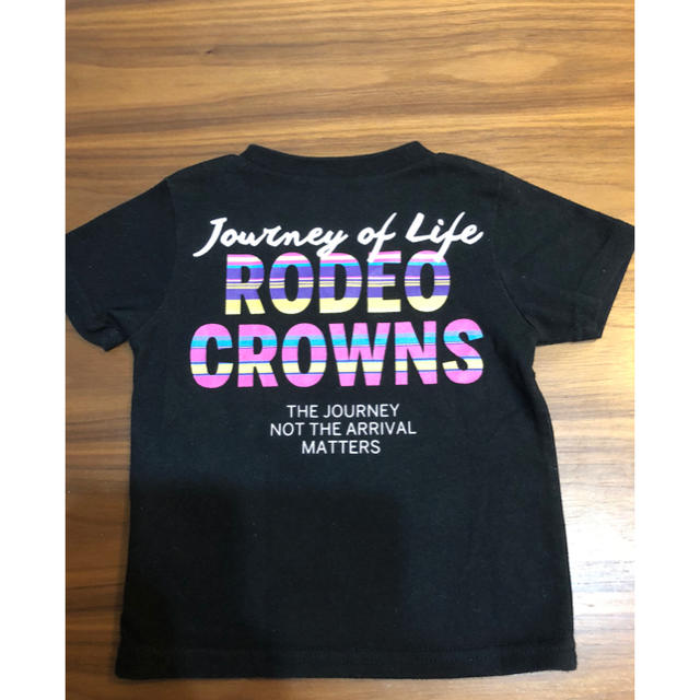 RODEO CROWNS(ロデオクラウンズ)のロデオクラウンズ☆ロゴT☆xs キッズ/ベビー/マタニティのキッズ服男の子用(90cm~)(Tシャツ/カットソー)の商品写真