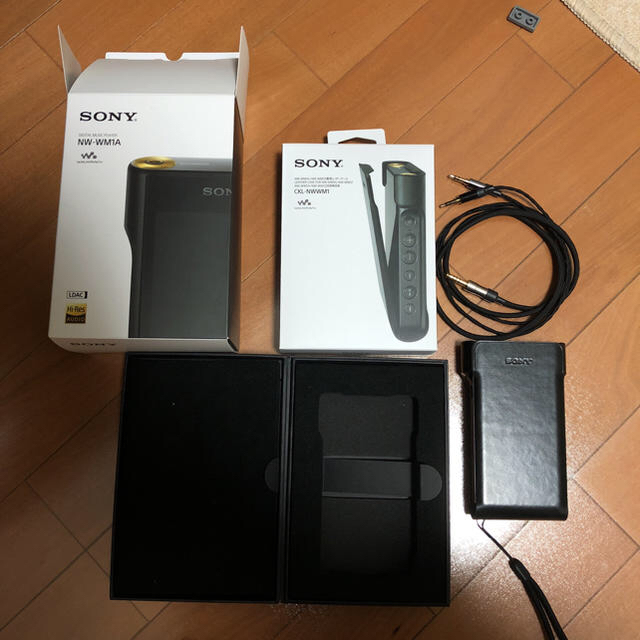 SONY WALKMAN NW-WM1A 純正ケース&バランス付 ワイド保証あり