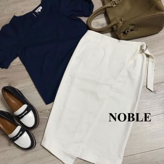 ノーブル(Noble)のNOBLEノーブル✴︎ミモレ丈デニムタイトスカート♡(ロングスカート)