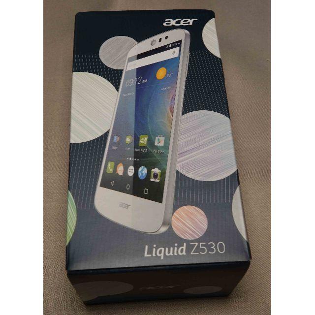 Acer(エイサー)のAcer Liquid Z530 ホワイト SIMフリー 新品 スマホ/家電/カメラのスマートフォン/携帯電話(スマートフォン本体)の商品写真