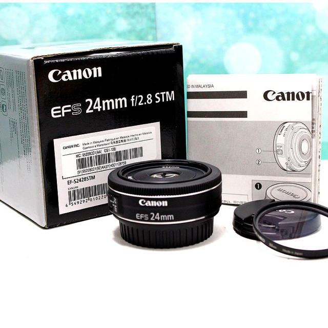 ★極上美品★Canon キャノン EF 24mm f2.8 単焦点 パンケーキ