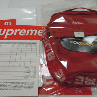 シュプリーム(Supreme)のsupreme shoulder bag 赤 red 18SS 付属品完備(ショルダーバッグ)