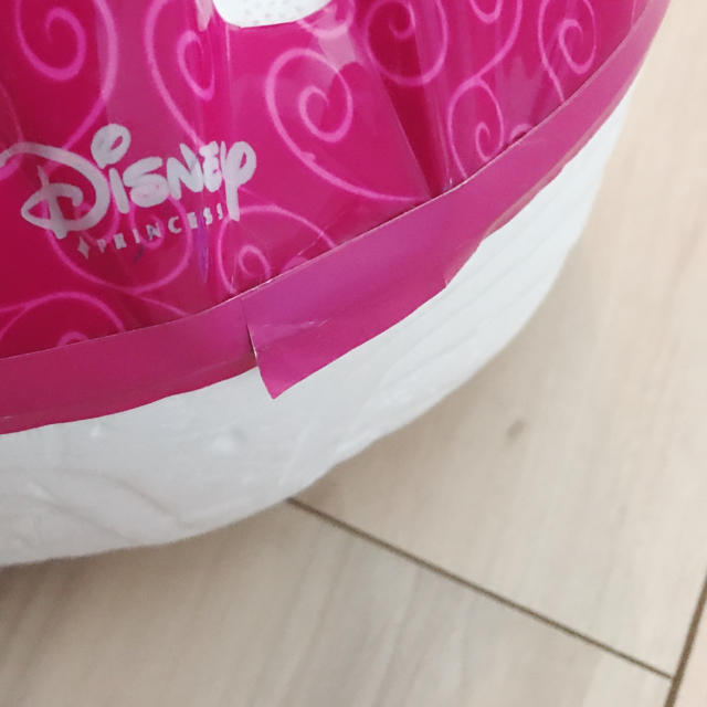 Disney(ディズニー)の【Disneyプリンセス】中古 自転車用安全子供防具👑💍💖 自動車/バイクのバイク(ヘルメット/シールド)の商品写真