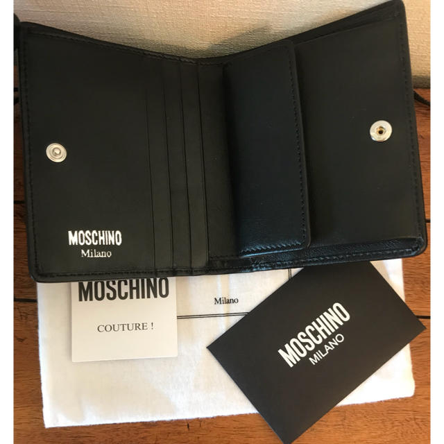 MOSCHINO(モスキーノ)の新品🖤モスキーノ🖤テディベア二つ折り財布 レディースのファッション小物(財布)の商品写真