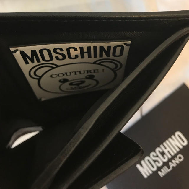 MOSCHINO(モスキーノ)の新品🖤モスキーノ🖤テディベア二つ折り財布 レディースのファッション小物(財布)の商品写真