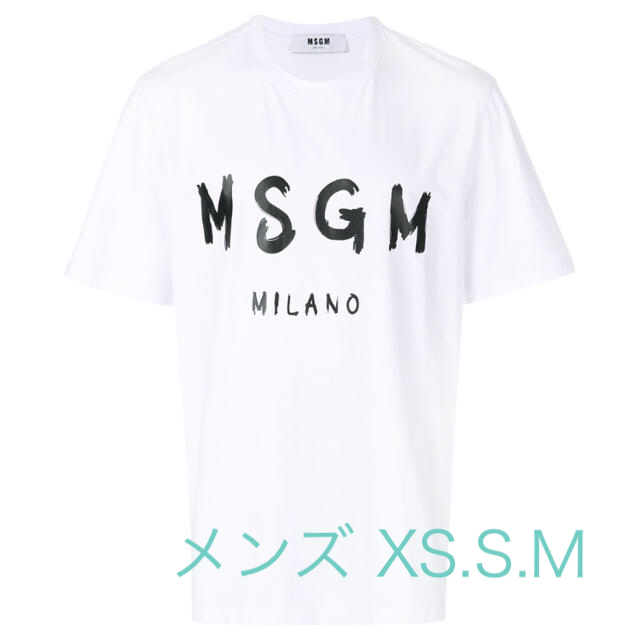 メンズ定番！ MSGM ロゴプリントTシャツ