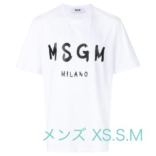 エムエスジイエム(MSGM)の定番！ MSGM ロゴプリントTシャツ(Tシャツ/カットソー(半袖/袖なし))