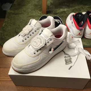 ナイキ(NIKE)のnike air force 1 travis scott 27.5cm(スニーカー)