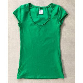 ザラ(ZARA)のザラ ZARA Ｔシャツ グリーン 美品(Tシャツ(半袖/袖なし))