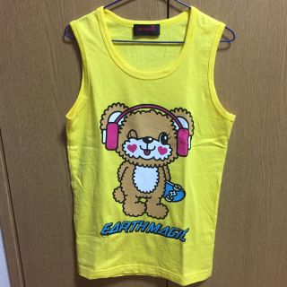 アースマジック(EARTHMAGIC)の値下げ中 １５０㎝ アースマジック タンクトップ 美品(Tシャツ/カットソー)