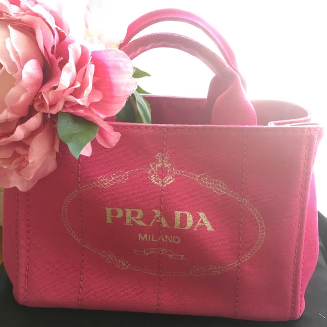 PRADA - PRADA カナパ フューシャピンク トートバッグ マークジェイコブス フルラ