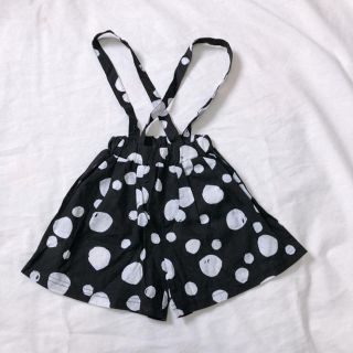 新品 サスペンダー付き ドットパンツ  韓国こども服(パンツ/スパッツ)