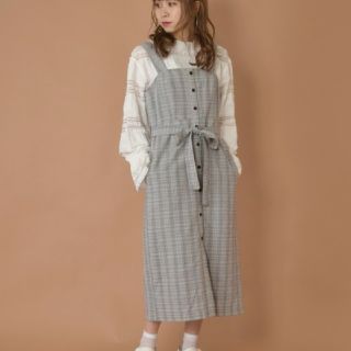 ダブルクローゼット(w closet)のグレンチェックナローワンピース w closet 

(ひざ丈ワンピース)