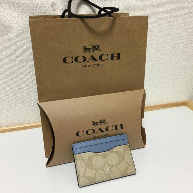 お値下げ♡新品 COACH カードケース モノグラム 名刺入れ 正規品